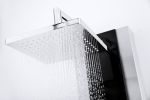Aston 4-Jet Shower System in Stainless Steel and Glass-SPGL306