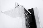 Aston 4-Jet Shower System in Stainless Steel and Glass-SPGL306