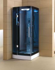 Mesa 301A -SS1-1 Person Steam Shower Blue Glass MSRP $3297.00