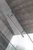 Langham Completely Frameless Sliding Alcove Shower Door With Base-SDR978-TR