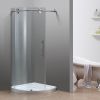 Orbitus Completely Frameless Round Shower Enclosure With Base-SEN980-TR