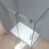 Langham Completely Frameless Sliding Shower Door Enclosure With Base-SEN979-TR