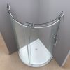 Orbitus Completely Frameless Round Shower Enclosure With Base-SEN980-TR