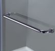 Soleil Completely Frameless Tub Shower Pivot Door-TDR982