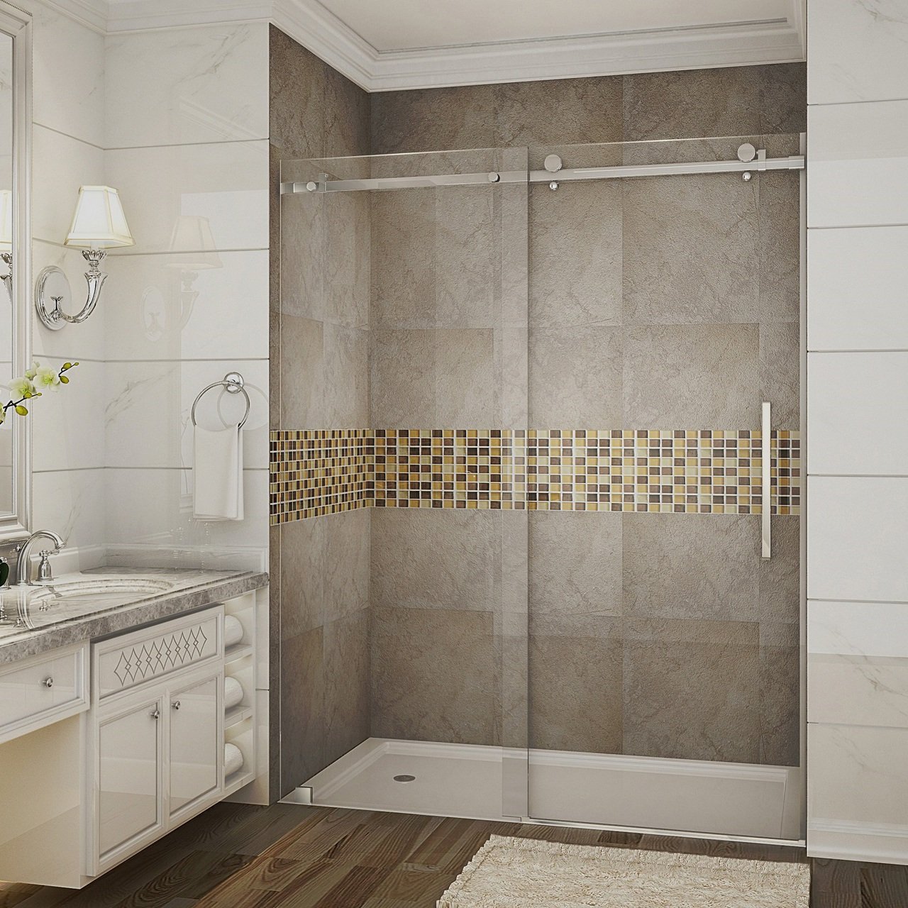 sliding bath shower doors