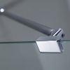 Cascadia Completely Frameless Hinged Shower Door-SDR995