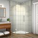 Neoscape Completely Frameless Neo-Angle Shower Enclosure with Glass Shelves-SEN991