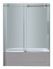 Langham Completely Frameless Tub Sliding Shower Door-TDR978