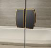 Soleil Completely Frameless Tub Shower Pivot Door-TDR982