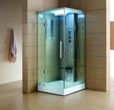 Mesa 301C-SS1-1 Person Steam Shower Clear Glass MSRP $3297.00