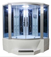 Mesa 701A SST2-Corner 2 Person Steam Shower Tub Combo MSRP $7035.00
