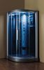 Mesa 801L-SS-1 Person Corner Steam Shower Blue Glass MSRP $4497.00