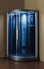 Mesa 801L-SS-1 Person Corner Steam Shower Blue Glass MSRP $3894.00