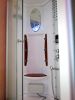 Mesa 803A-SS2-2 Person Steam Shower Clear Glass L Hand Design MSRP $4944.00