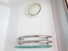 Mesa 803A-SS2-2 Person Steam Shower Clear Glass L Hand Design MSRP $4944.00