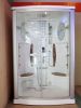 Mesa 803A-SS2-2 Person Steam Shower Clear Glass L Hand Design MSRP $4944.00