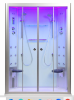 Platinum DZ903A-2 Person Steam Shower Sliding Door Clear Glass MSRP $4944