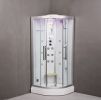 Platinum DZ934F3 White Corner Steam Shower MSRP $4935.00