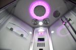 Platinum DZ934F3 White Corner Steam Shower MSRP $5535.00