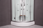 Platinum DZ934F3 White Corner Steam Shower MSRP $5535.00