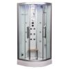 Platinum DZ934F3 White Corner Steam Shower MSRP $4935.00