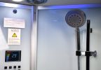 Platinum DZ934F3 White Corner Steam Shower MSRP $5535.00