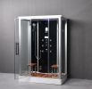 Platinum DZ956F8 Black 2-Person Steam Shower MSRP $7035.00