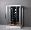 Platinum DZ956F8 Black 2-Person Steam Shower MSRP $6435.00