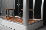 Platinum DZ956F8 Black 2-Person Steam Shower MSRP $7035.00