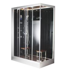 Platinum DZ961F8 Black 2-Person Steam Shower L Hand Design MSRP $6435.00