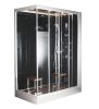 Platinum DZ961F8 Black 2-Person Steam Shower R Hand Design MSRP $7035.00
