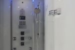 Platinum DZ961F8 White 2-Person Steam Shower L Hand Design MSRP $6435.00