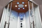 DZ963F8 Platinum White Corner Steam Shower MSRP $6435.00