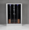 DZ972-3F8 Platinum 2-Person Black Steam Shower MSRP $8235.00
