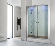 DZ972-3F8 Platinum 2-Person White Steam Shower MSRP $8235.00