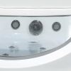 Platinum DA333F8-SST2-Black 2 Person Steam Shower Tub Combo MSRP $7485.00