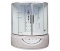 Platinum DA333F8-SST2-White 2 Person Steam Shower Tub Combo MSRP $7485.00