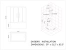 Platinum DA580 Alcove Steam Shower MSRP $6285.00