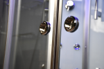 Platinum DZ903A-2 Person Steam Shower Sliding Door Clear Glass MSRP $4944