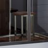 Platinum DZ956F8 Black 2-Person Steam Shower MSRP $7035.00