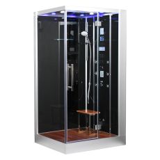 Platinum DZ959F8 Black 2-Person Steam Shower R Hand Design MSRP $6435.00
