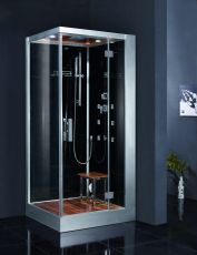 Platinum DZ960F8 Black Steam Shower R Hand Design MSRP $5685.00