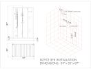 DZ972-3F8 Platinum 2-Person Black Steam Shower MSRP $8235.00