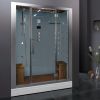 DZ972F8 Platinum Black 2-Person Steam Shower MSRP $5835.00