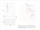 DZ972F8 Platinum Black 2-Person Steam Shower MSRP $8235.00
