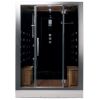 DZ972F8 Platinum Black 2-Person Steam Shower MSRP $8235.00