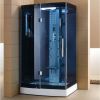 Mesa 300A SS1-1 Person Steam Shower Blue Glass MSRP $4197.00
