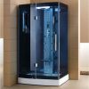 Mesa 300A SS1-1 Person Steam Shower Blue Glass MSRP $3644.00