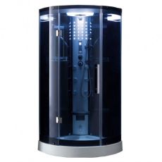 Mesa 302A-SS1-1 Person Steam Shower Blue Glass MSRP $3297.00