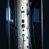 Mesa 302A-SS1-Corner 1 Person Steam Shower Blue Glass MSRP $4047.00